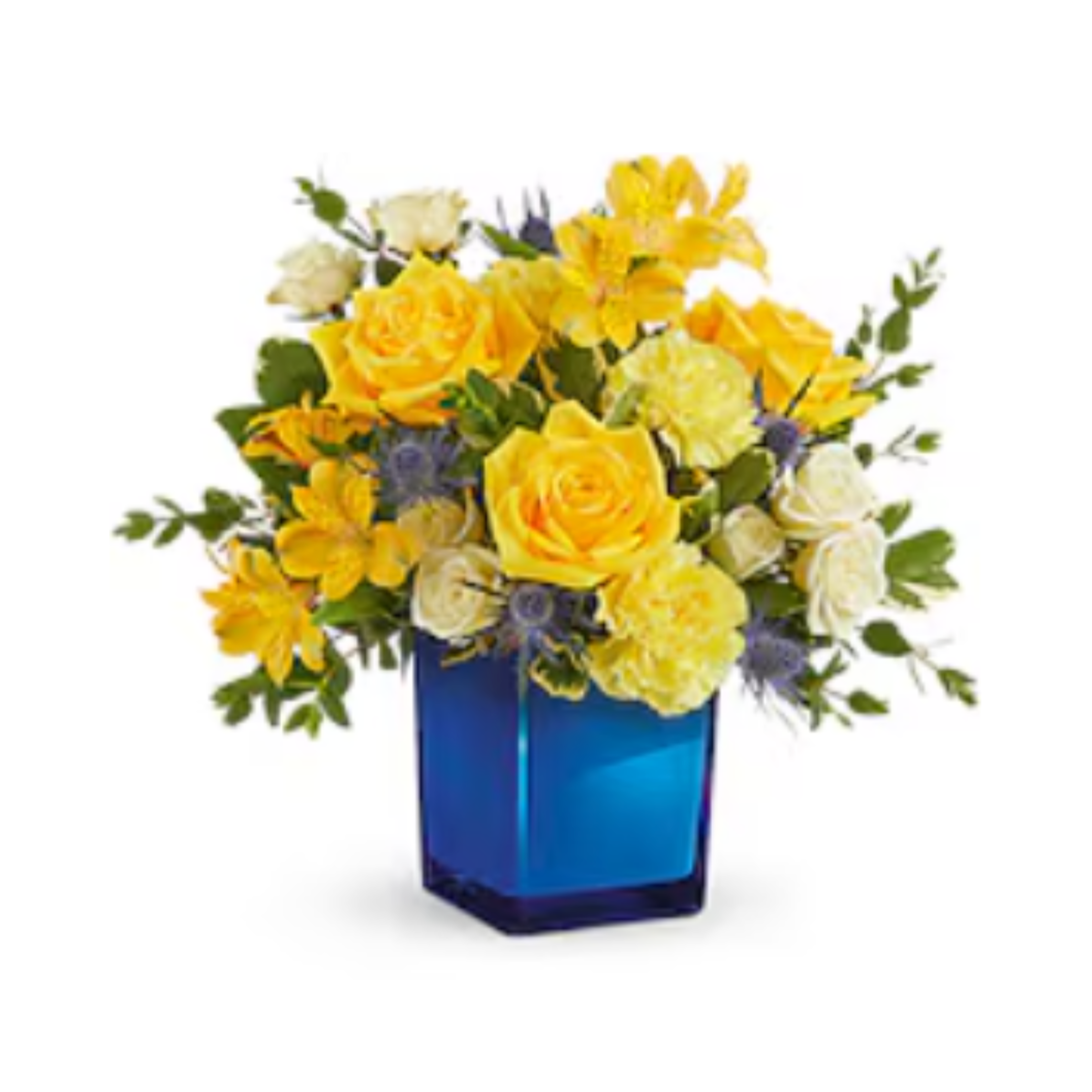 Teleflora's Golden Blue Bouquet